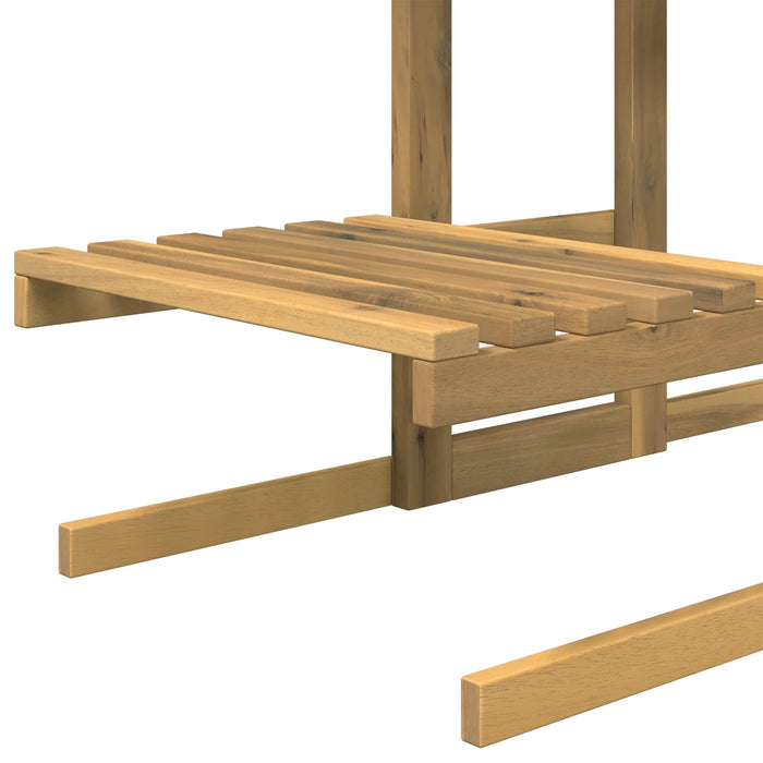 Suport pentru plante Alb 82 x 36 x 60 cm Lemn Solid de Acacia WALTI