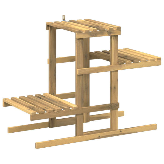Suport pentru plante Alb 82 x 36 x 60 cm Lemn Solid de Acacia WALTI