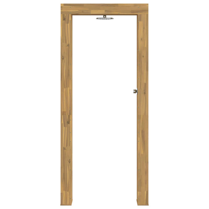 Duș exterior 226 cm Lemn masiv de acacia și oțel inoxidabil Alb - WALTI WALTI