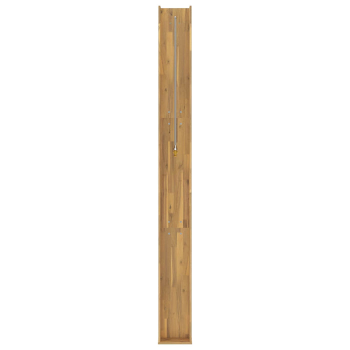 Duș exterior 226 cm Lemn masiv de acacia și oțel inoxidabil Alb - WALTI WALTI