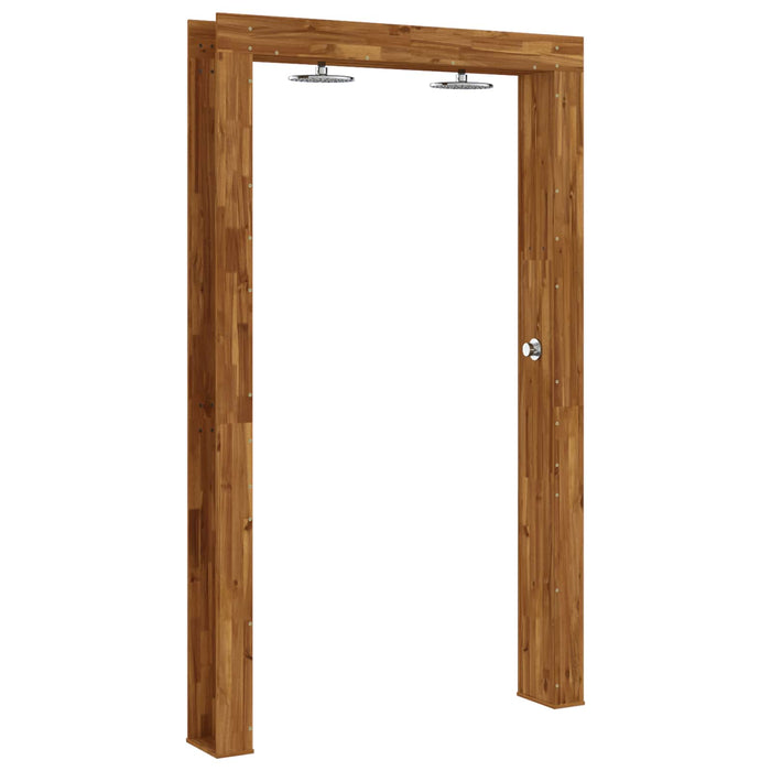 Duș exterior 226 cm Lemn masiv de acacia și oțel inoxidabil WALTI