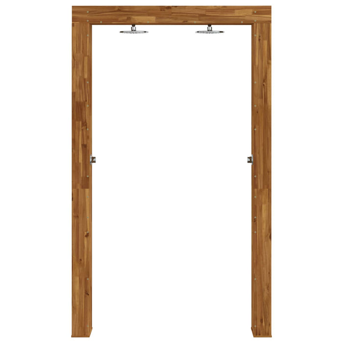 Duș exterior 226 cm Lemn masiv de acacia și oțel inoxidabil WALTI
