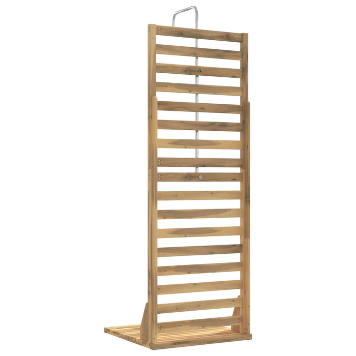 Duș exterior 205,5 cm Lemn masiv de acacia și oțel inoxidabil WALTI