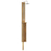 Duș exterior 257 cm Lemn masiv de acacia și oțel inoxidabil Alb - WALTI WALTI