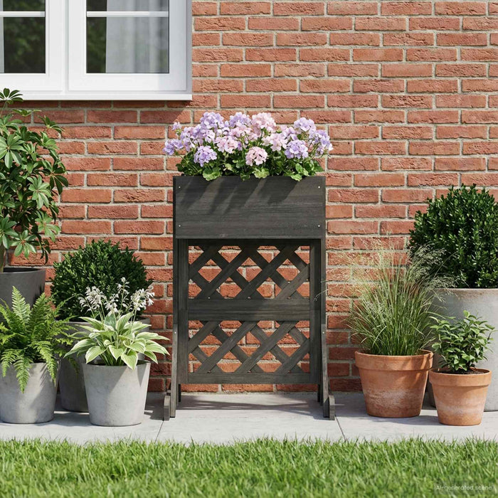 Grădină verticală trellis Gri 48 x 30 x 70,5 cm WALTI