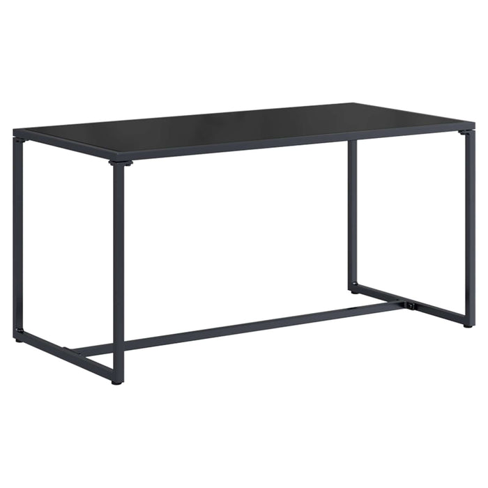 Set de canapele pentru grădină 4 pcs Negru și antracit Oțel - WALTI WALTI