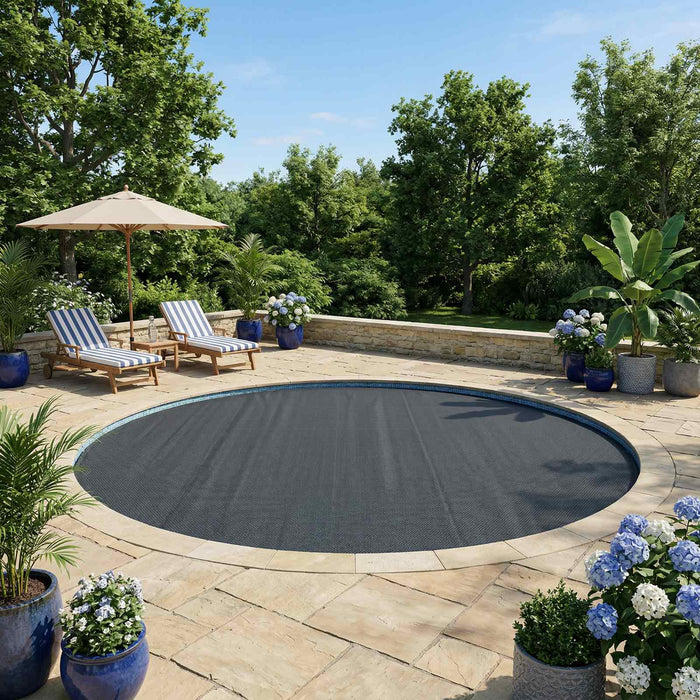 Pânză Solară pentru Piscină Extra Gros Ø 381 cm 400 μm Rotund - WALTI WALTI