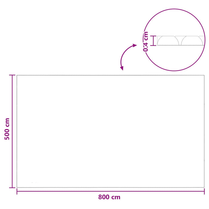Pânză Solară pentru Piscină Extra Gros 800 x 500 cm 400 μm - WALTI WALTI