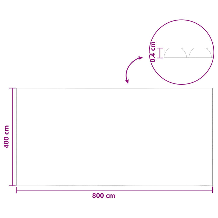 Pânză Solară pentru Piscină Extra Gros 800 x 400 cm 400 μm - WALTI WALTI