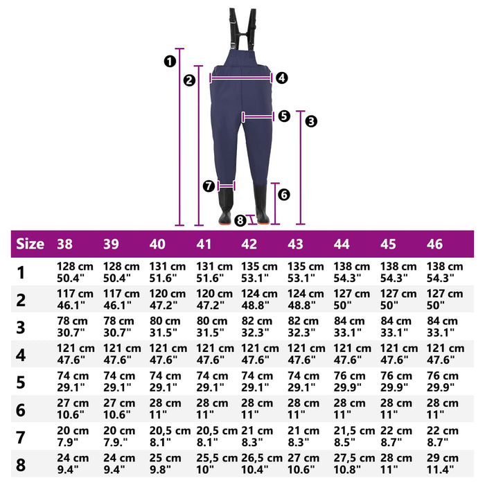 Cizme de pescuit cu bot Polyester cu un strat de PVC - WALTI WALTI