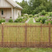 Gard de Grădină Carbonizat 300 x 100 cm Stuf - WALTI WALTI