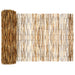 Gard de Grădină Carbonizat 500 x 80 cm Stuf - WALTI WALTI