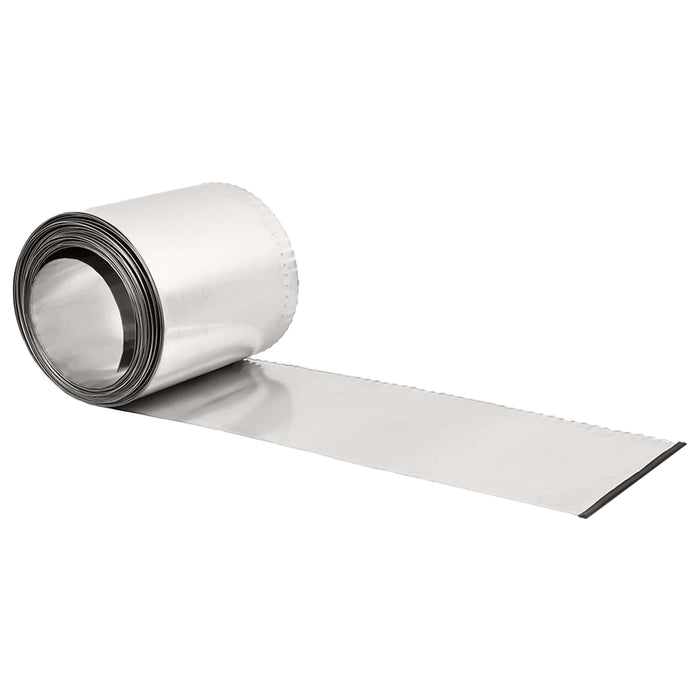 Margine pentru gazon 5 m x 15 cm Oțel Galvanizat Argintiu WALTI