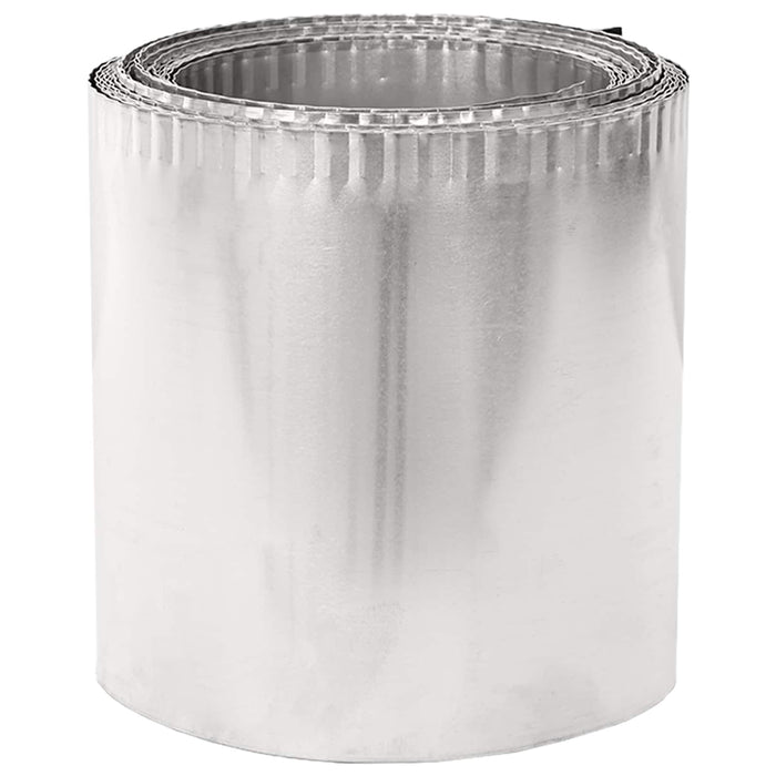 Margine pentru gazon 5 m x 25 cm Oțel Galvanizat Argintiu WALTI