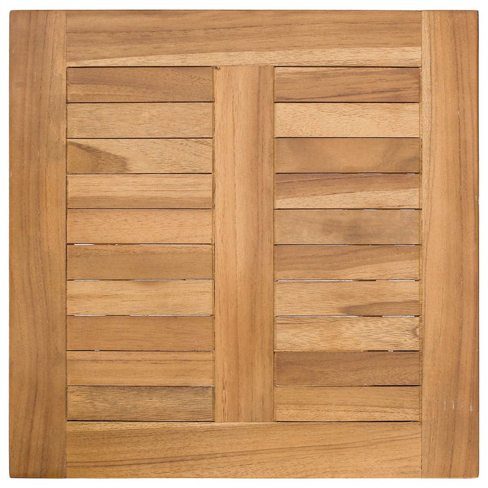 Scaun pliabil cu masă 2 pcs natural Lemn solid de tec WALTI