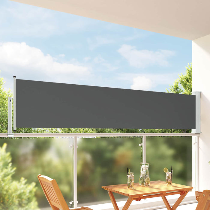 Awning lateral 100% poliester, fier, oțel WALTI