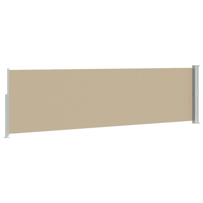 Jaluzea laterală retractabilă Bej 500 x 117 cm Poliester WALTI