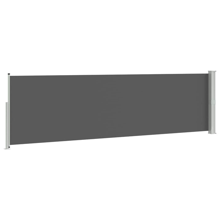 Jaluzea laterală retractabilă Antracit 600 x 117 cm Poliester WALTI