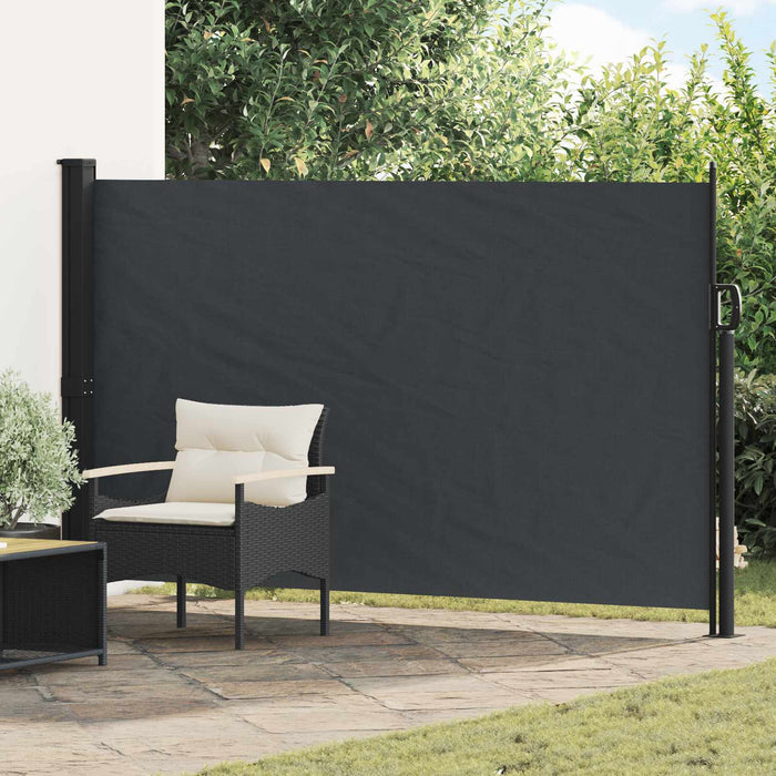 Jaluzea laterală retractabilă Negru 300 x 170 cm Poliester WALTI