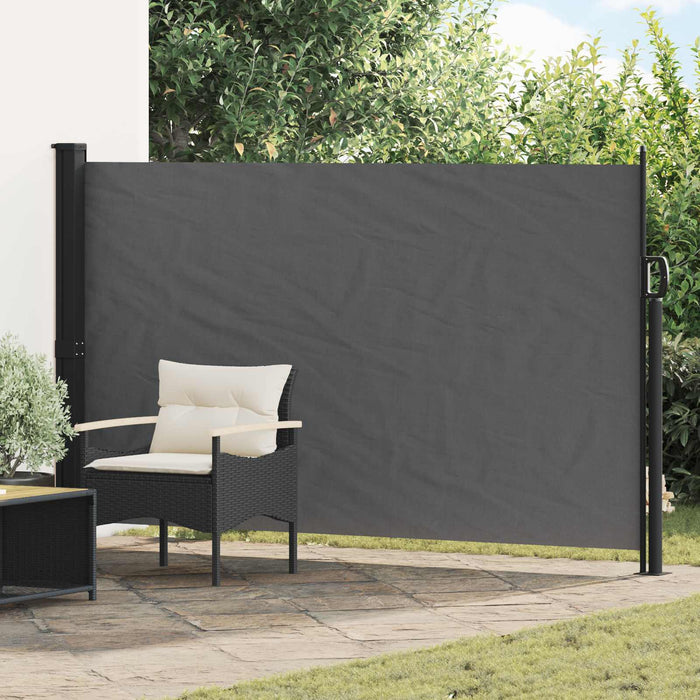 Jaluzea laterală retractabilă Antracit 300 x 170 cm Poliester WALTI