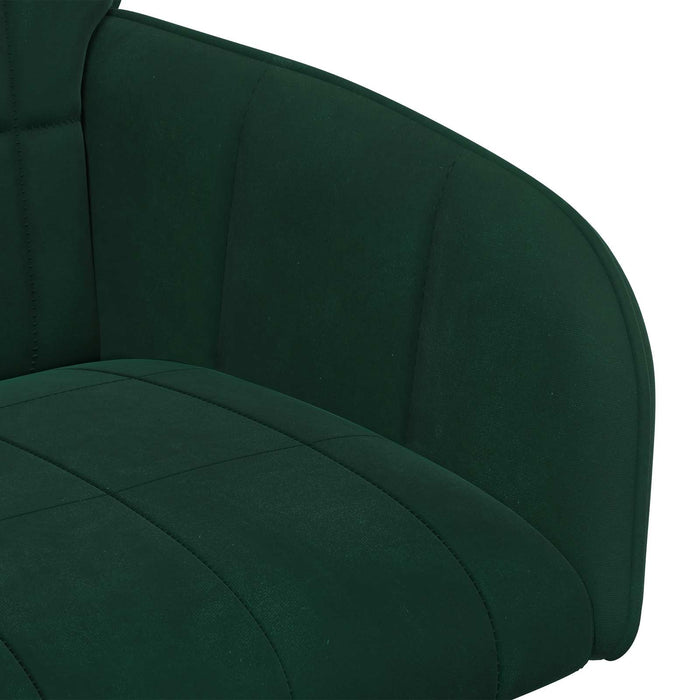 Scaune de dining 4 pcs Catifea Verde închis 57 x 50 x 85 cm WALTI