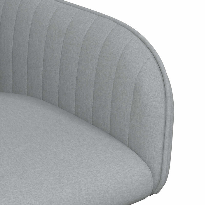 Scaune de dining 4 pcs Țesătură Gri deschis 56,5 x 50 x 87,5 cm WALTI