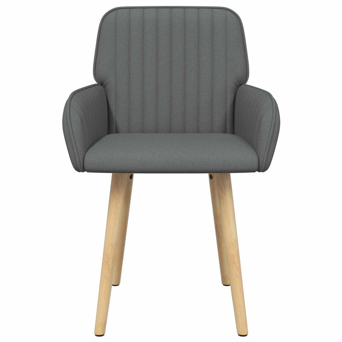 Scaune de dining 4 pcs Țesătură Gri închis 56,5 x 50 x 87,5 cm WALTI