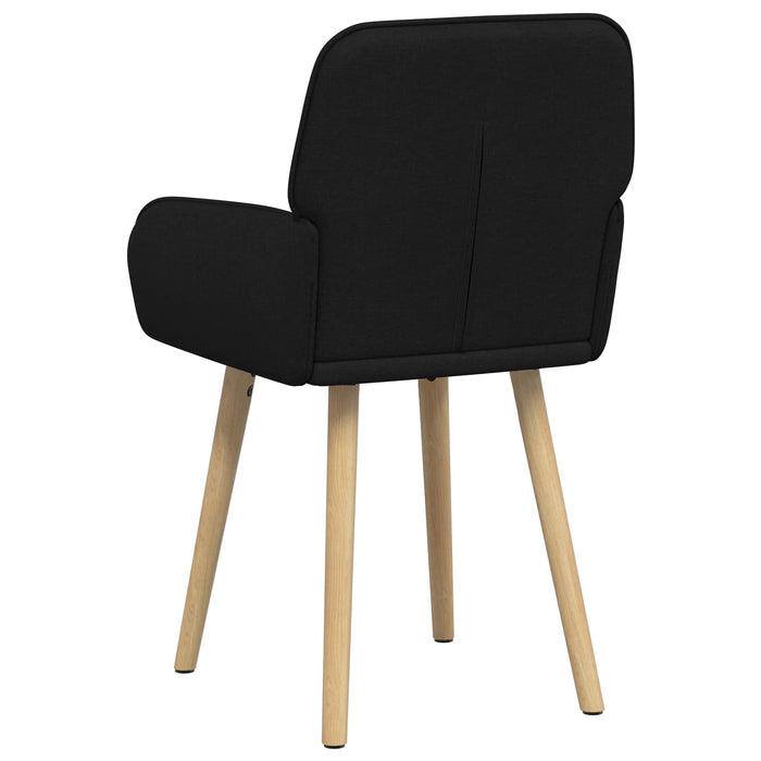 Scaune de dining 4 pcs Țesătură Negru 56,5 x 50 x 87,5 cm WALTI