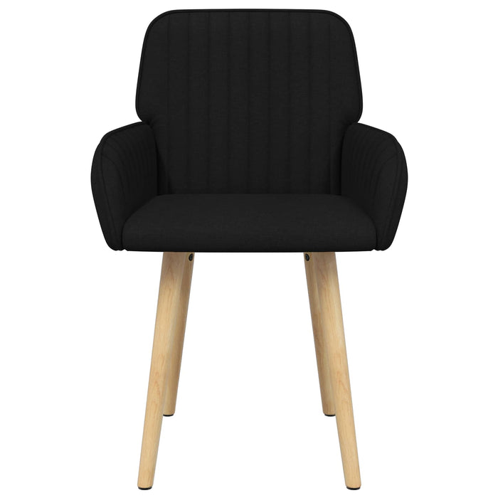 Scaune de dining 4 pcs Țesătură Negru 56,5 x 50 x 87,5 cm WALTI