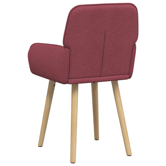 Scaune de dining 4 pcs Țesătură Roșu Vin 56,5 x 50 x 87,5 cm WALTI