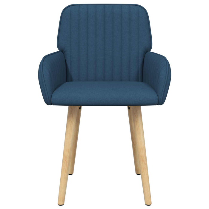 Scaune de dining 4 pcs Țesătură albastru 56,5 x 50 x 87,5 cm WALTI
