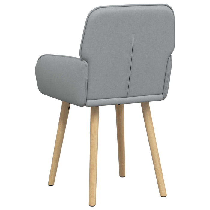 Scaune de dining 6 pcs Țesătură Gri deschis 56,5 x 50 x 87,5 cm WALTI