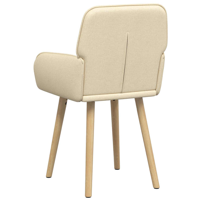 Scaune de dining 6 pcs Țesătură Crem 56,5 x 50 x 87,5 cm WALTI