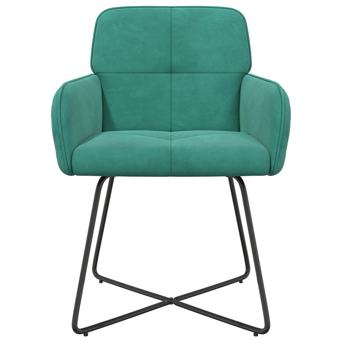Scaune de dining 4 pcs Catifea Turcoaz 59 x 56,5 x 86 cm WALTI
