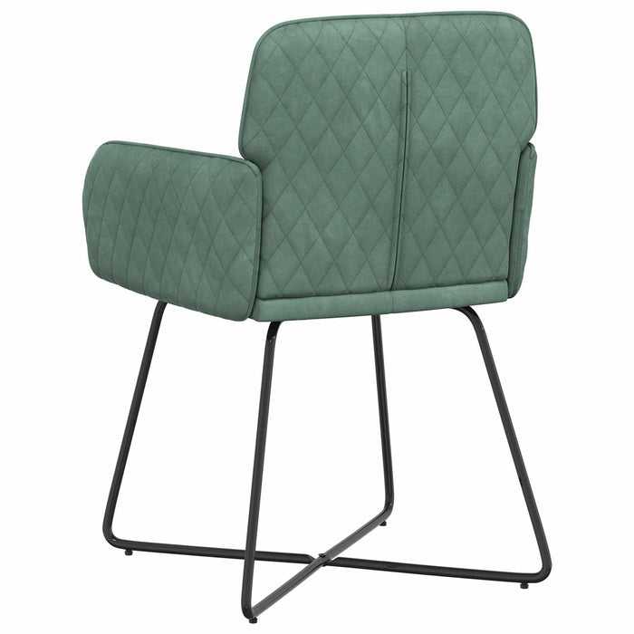 Scaune de dining 4 pcs Catifea Verde Mării 59 x 56,5 x 86 cm WALTI