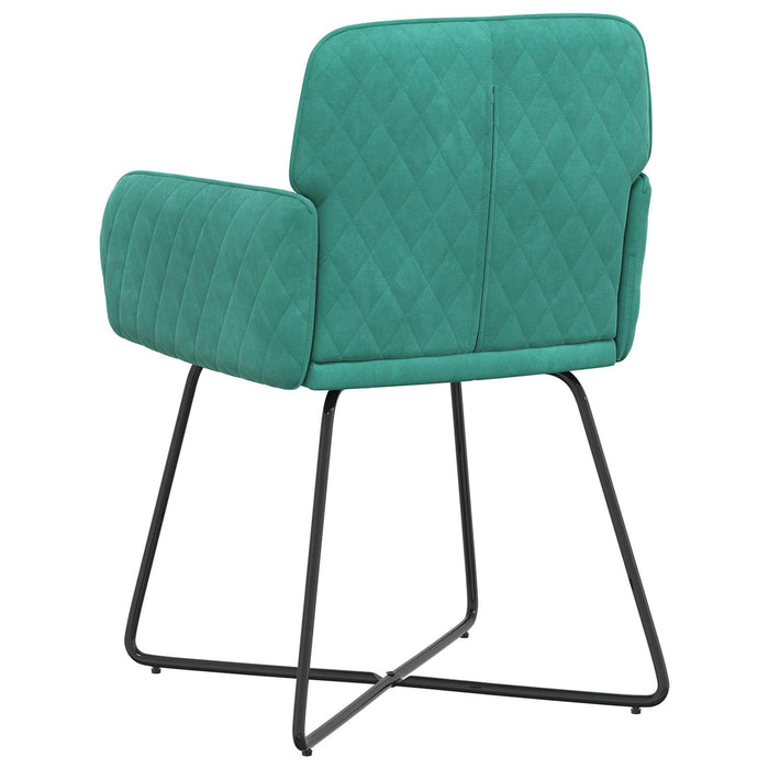 Scaune de dining 6 pcs Catifea Turcoaz 59 x 56,5 x 86 cm WALTI