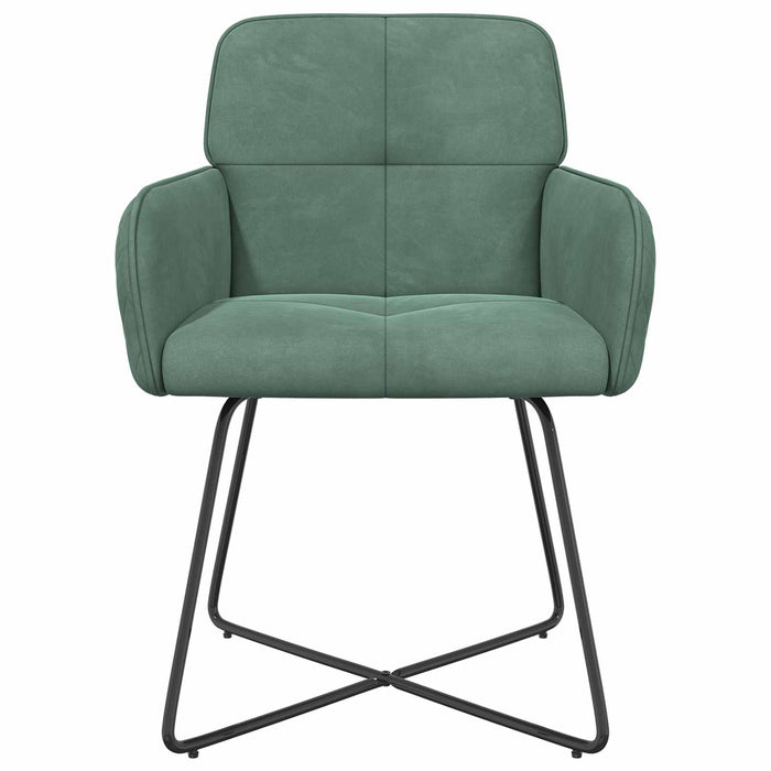Scaune de dining 6 pcs Catifea Verde Mării 59 x 56,5 x 86 cm WALTI