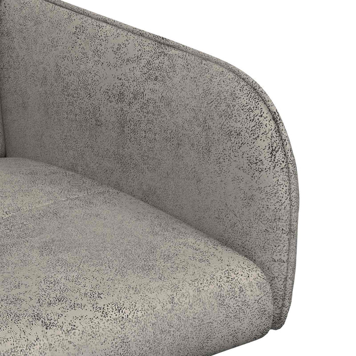 Scaune de dining 4 pcs Piele Suedată Sintetică Gri deschis WALTI