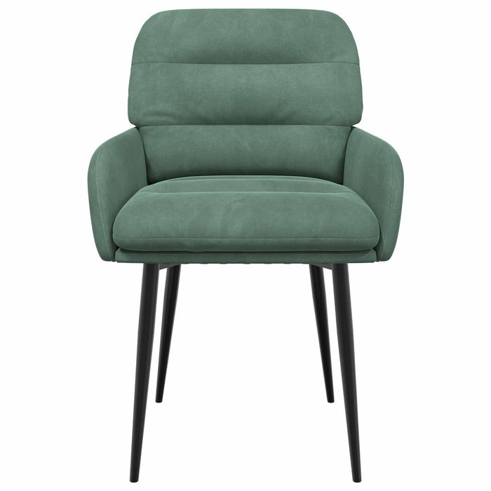 Scaune de dining 4 pcs Catifea Verde Mării 59 x 59,5 x 90 cm WALTI