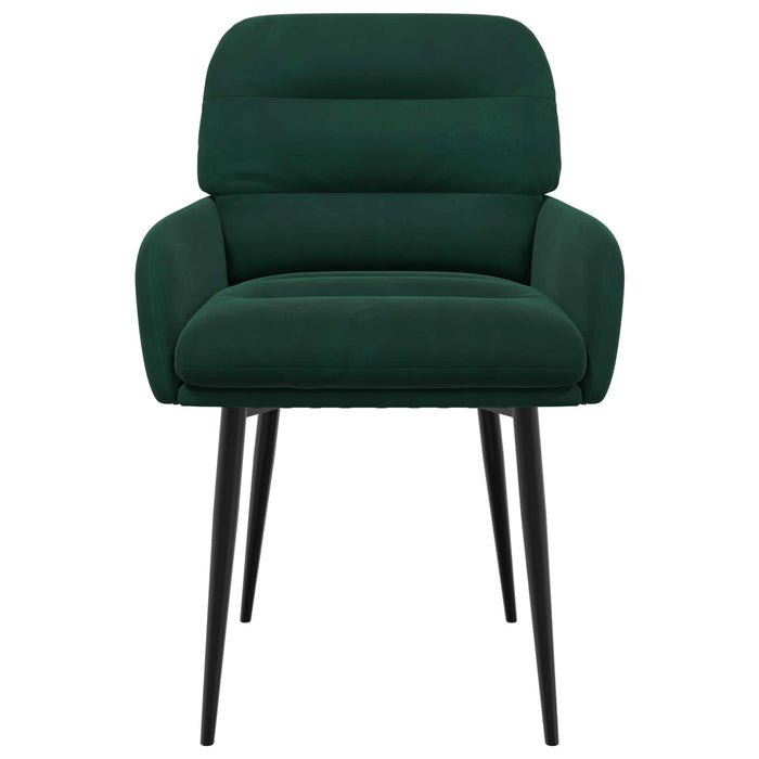 Scaune de dining 6 pcs Catifea Verde închis 59 x 59,5 x 90 cm WALTI