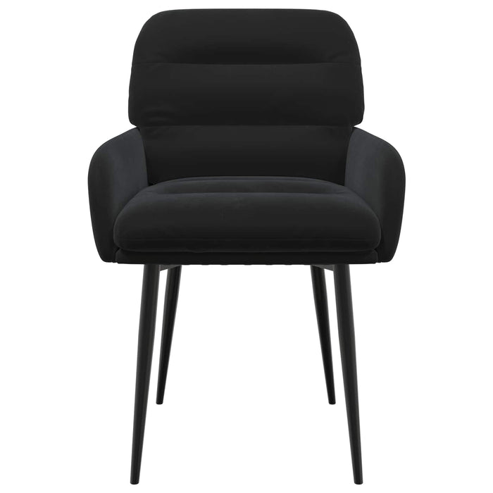 Scaune de dining 6 pcs Catifea Negru 59 x 59,5 x 90 cm WALTI