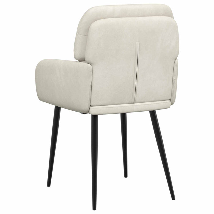 Scaune de dining 6 pcs Catifea Crem 59 x 59,5 x 90 cm WALTI