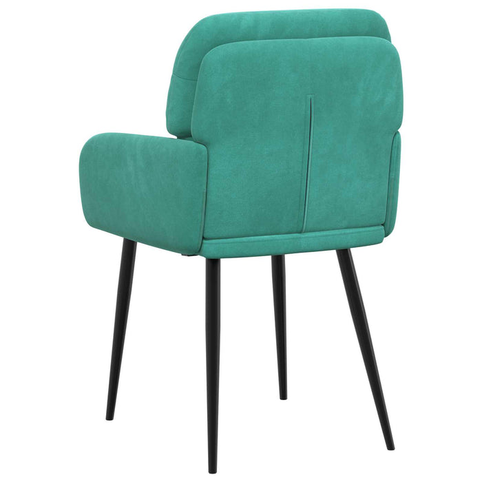 Scaune de dining 6 pcs Catifea Turcoaz 59 x 59,5 x 90 cm WALTI