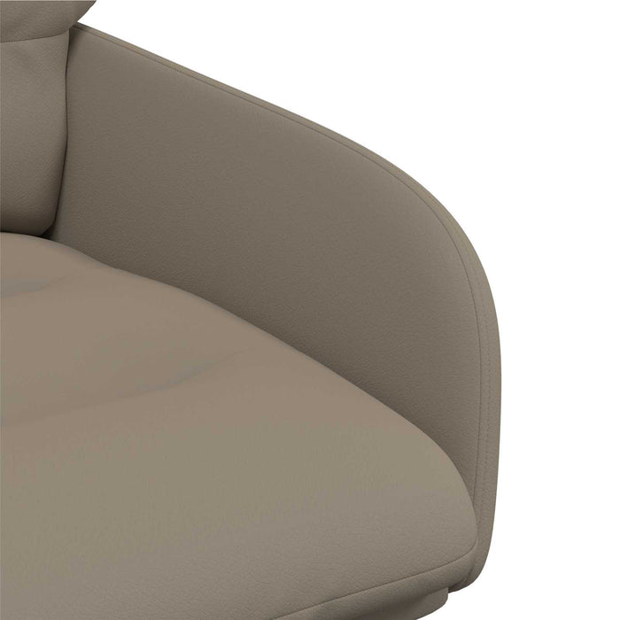 Scaune de dining rotative 6 pcs Piele artificială Cappuccino WALTI