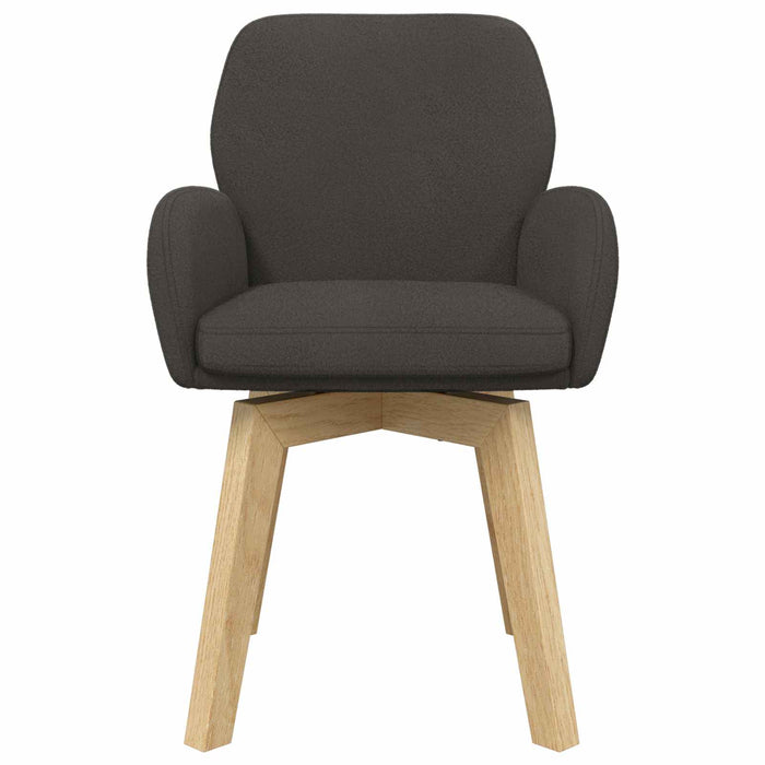 Scaune de dining 6 pcs Bouclé Gri închis 59 x 57 x 85 cm WALTI