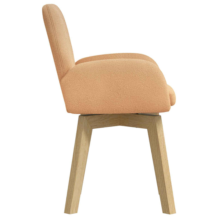 Scaune de dining rotative 6 pcs Bouclé Bej 54 x 58 x 87 cm WALTI