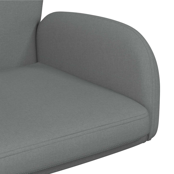 Scaune birou cu rotire 2 buc. 54 x 58 x 90 cm Gri închis WALTI