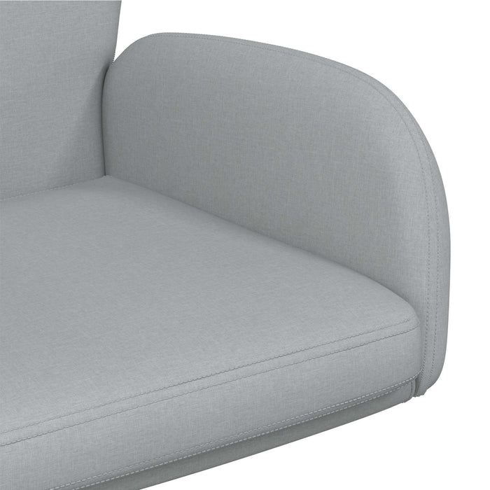 Scaune birou cu rotire 4 buc. 54 x 58 x 90 cm Gri deschis WALTI