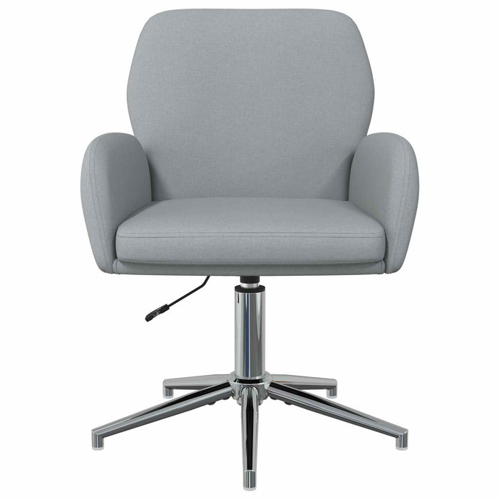 Scaune birou cu rotire 6 buc. 54 x 58 x 90 cm Gri deschis WALTI