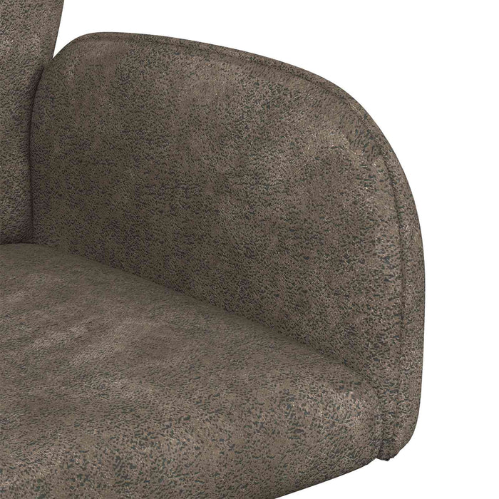 Scaune de dining rotative 4 pcs Piele Suedată Sintetică WALTI